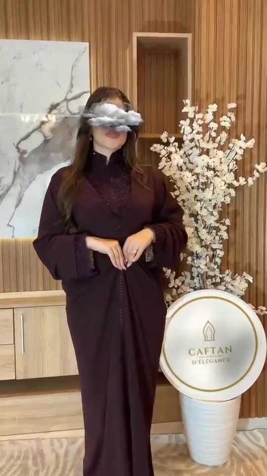 Djellaba Prune