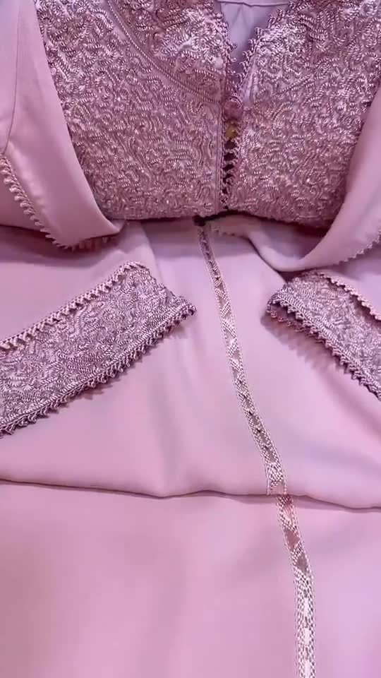 Djellaba Rose poudré